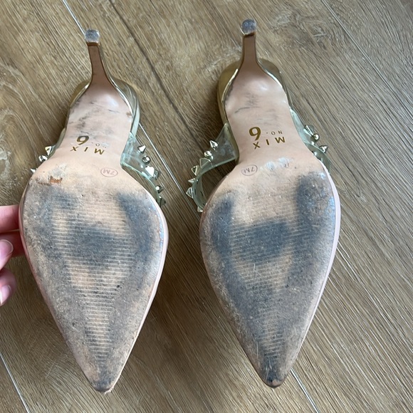 Mix No. 6 Nude Studded Heels - Picture 10 of 10